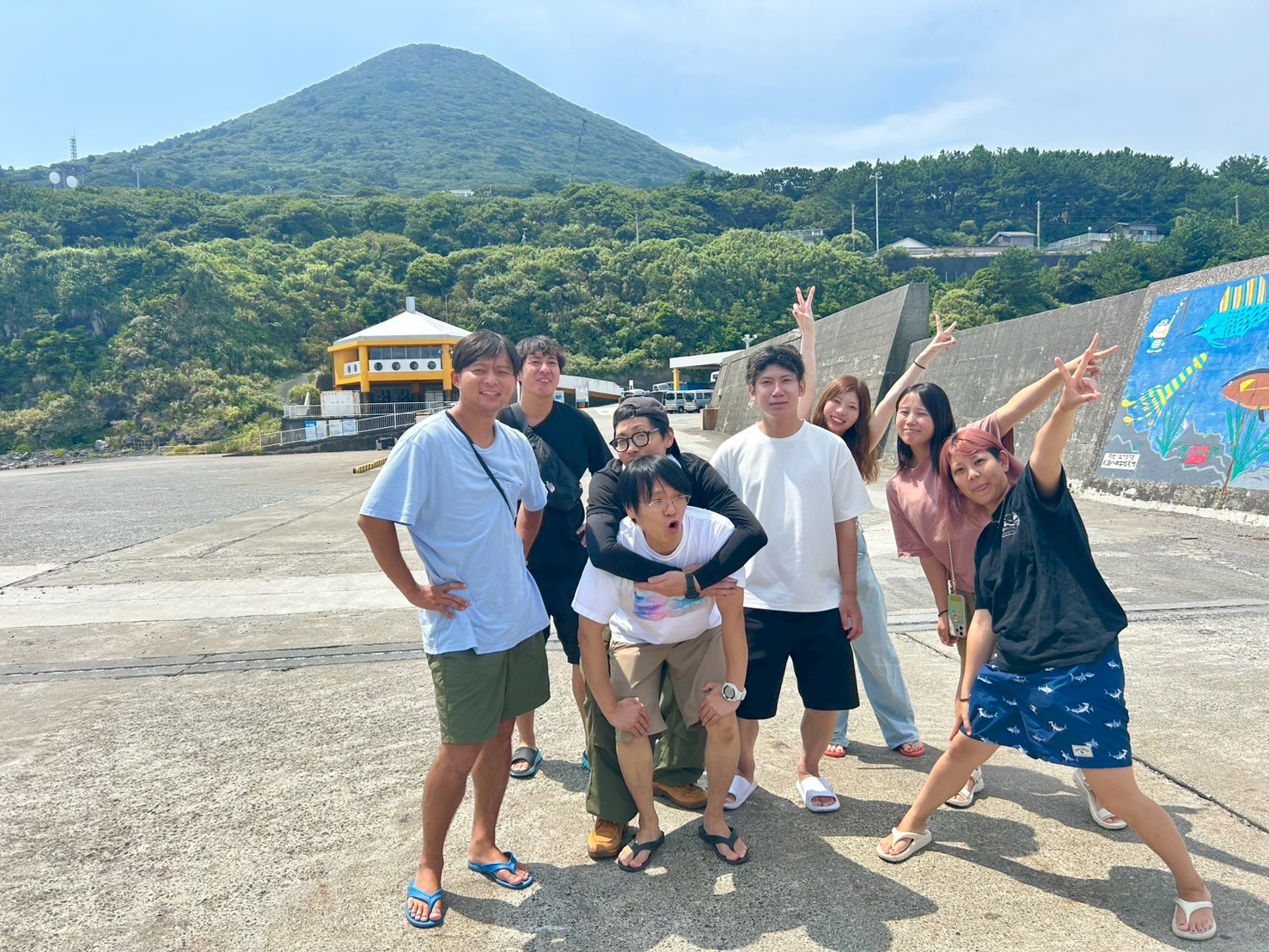 利島へ出陣